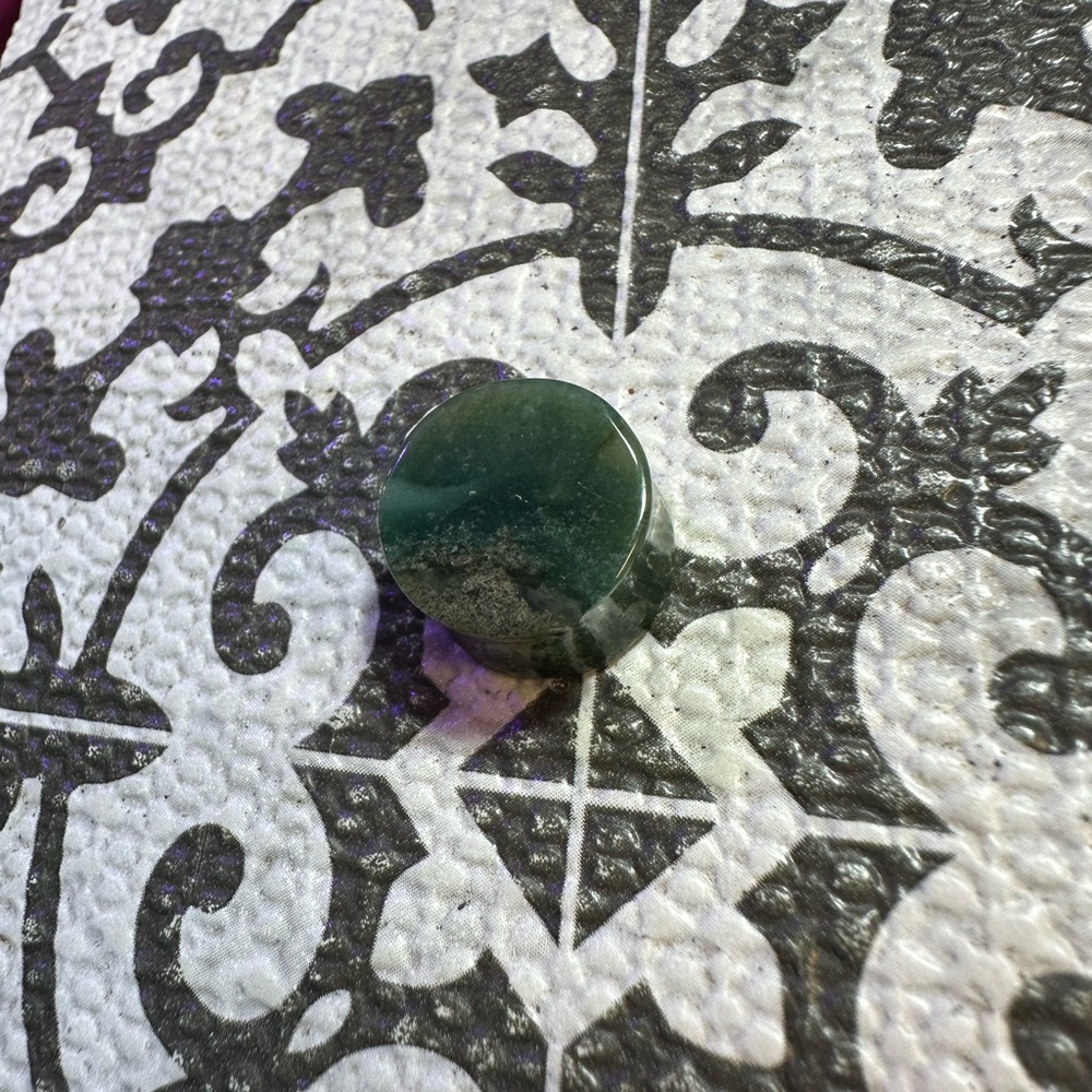 One Jade 15mm gauge plug